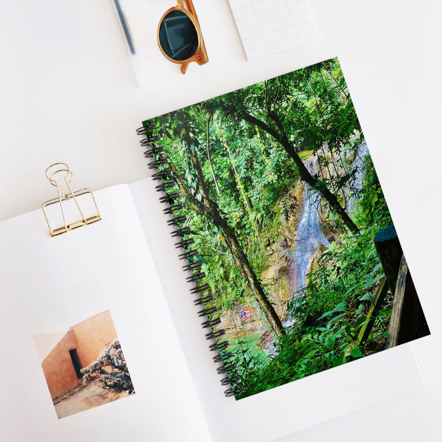 “Stillness in Hoya Mala” – Spiral Notebook | Blurred Thoughts Collection