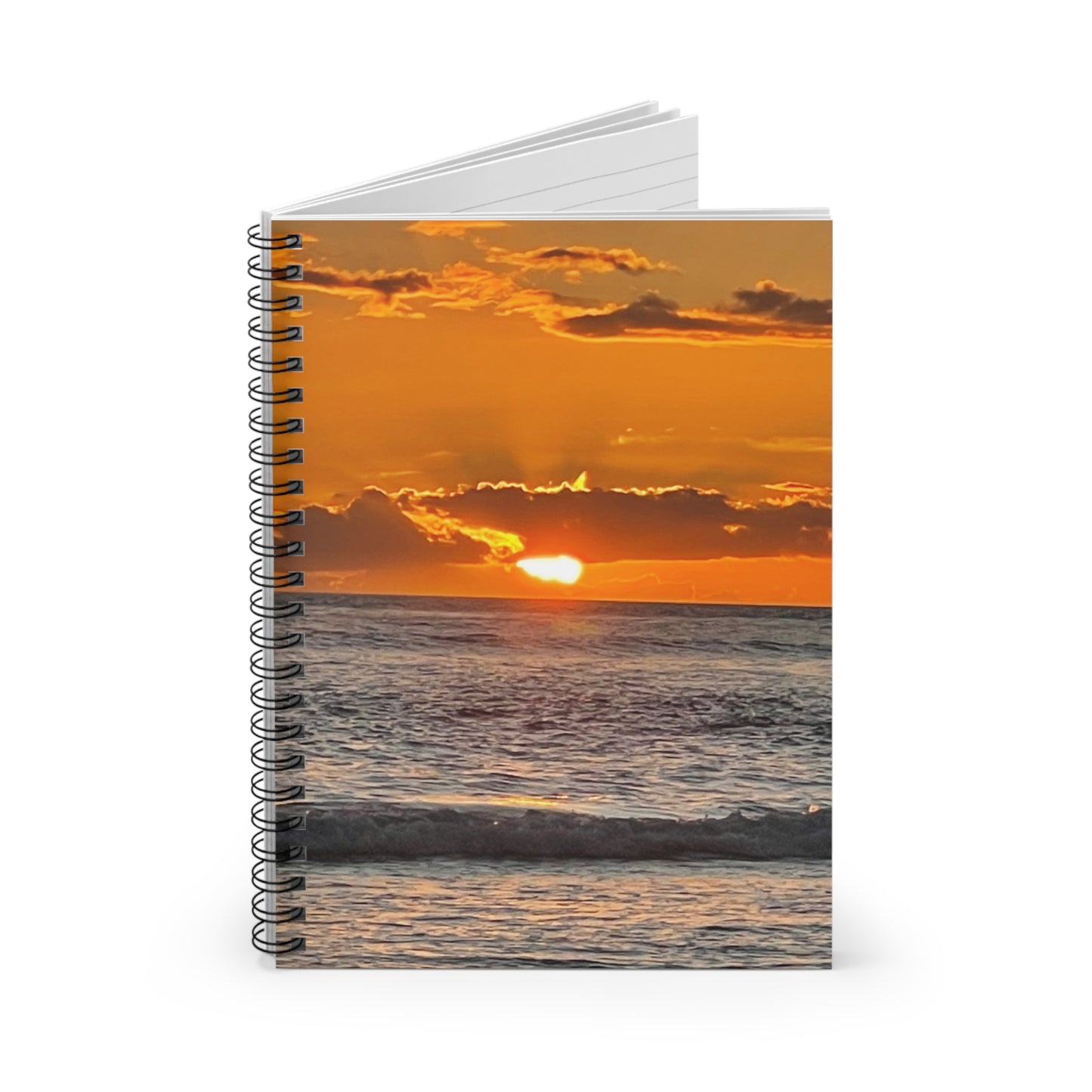 “Shoreline Reverie” – Spiral Notebook | Blurred Thoughts Collection