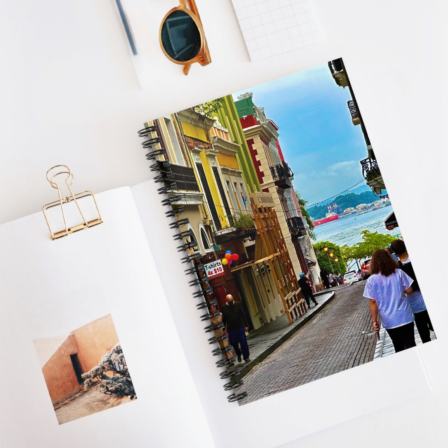 “Whispers on Fortaleza” – Soft-Focus Spiral Notebook | Blurred Thoughts Collection