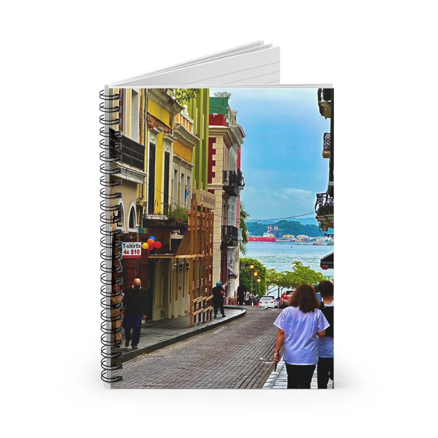 “Whispers on Fortaleza” – Soft-Focus Spiral Notebook | Blurred Thoughts Collection