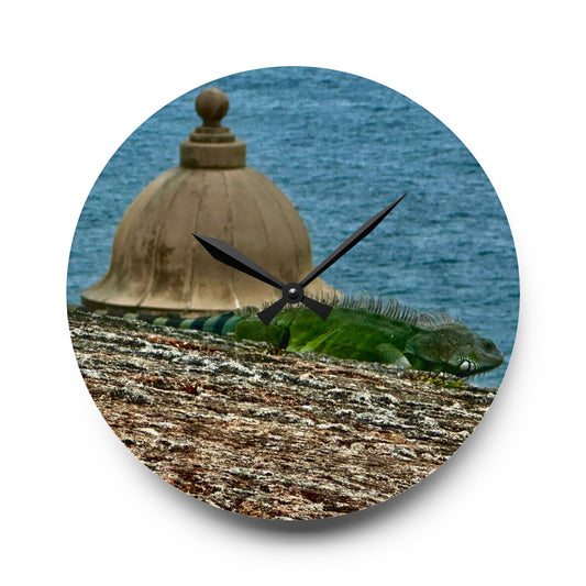 “The Watchtower” – Art Clock A blurred gaze from El Morro, San Juan, Puerto Rico.