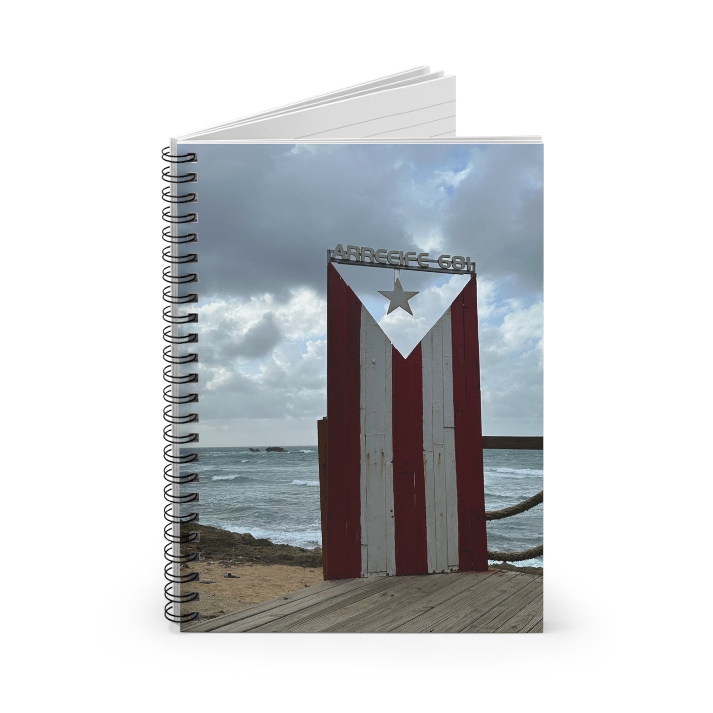 “Echoes from Islote” – Spiral Notebook | Blurred Thoughts Collection