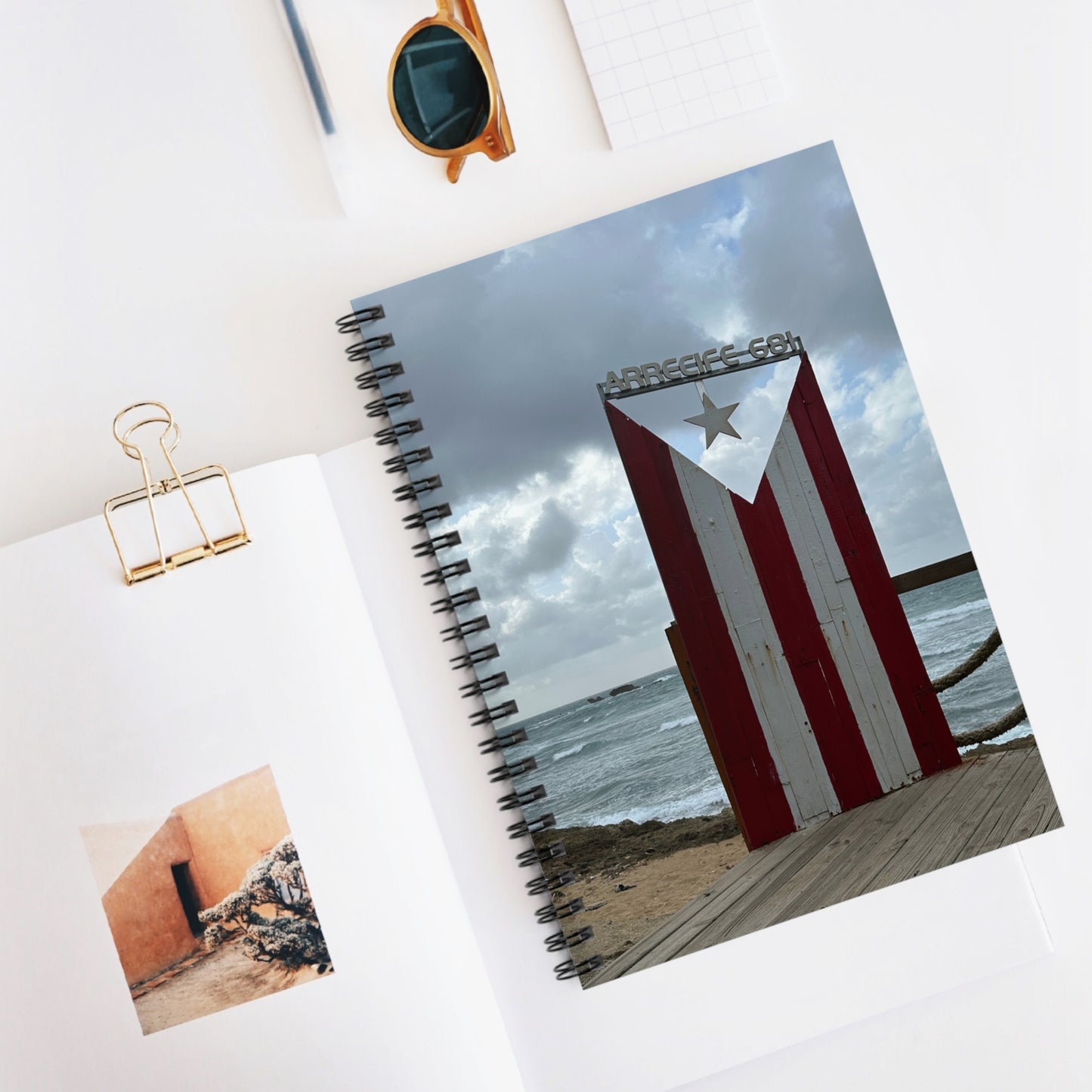 “Echoes from Islote” – Spiral Notebook | Blurred Thoughts Collection