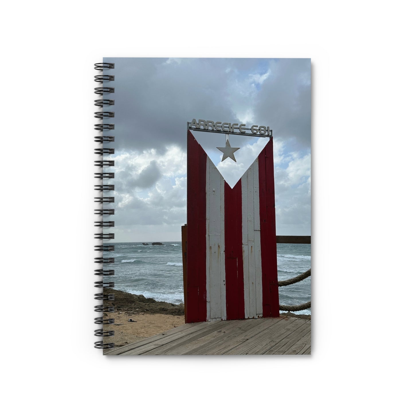 “Echoes from Islote” – Spiral Notebook | Blurred Thoughts Collection